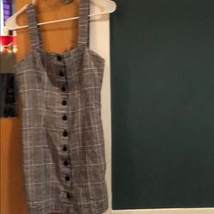 black and white dress